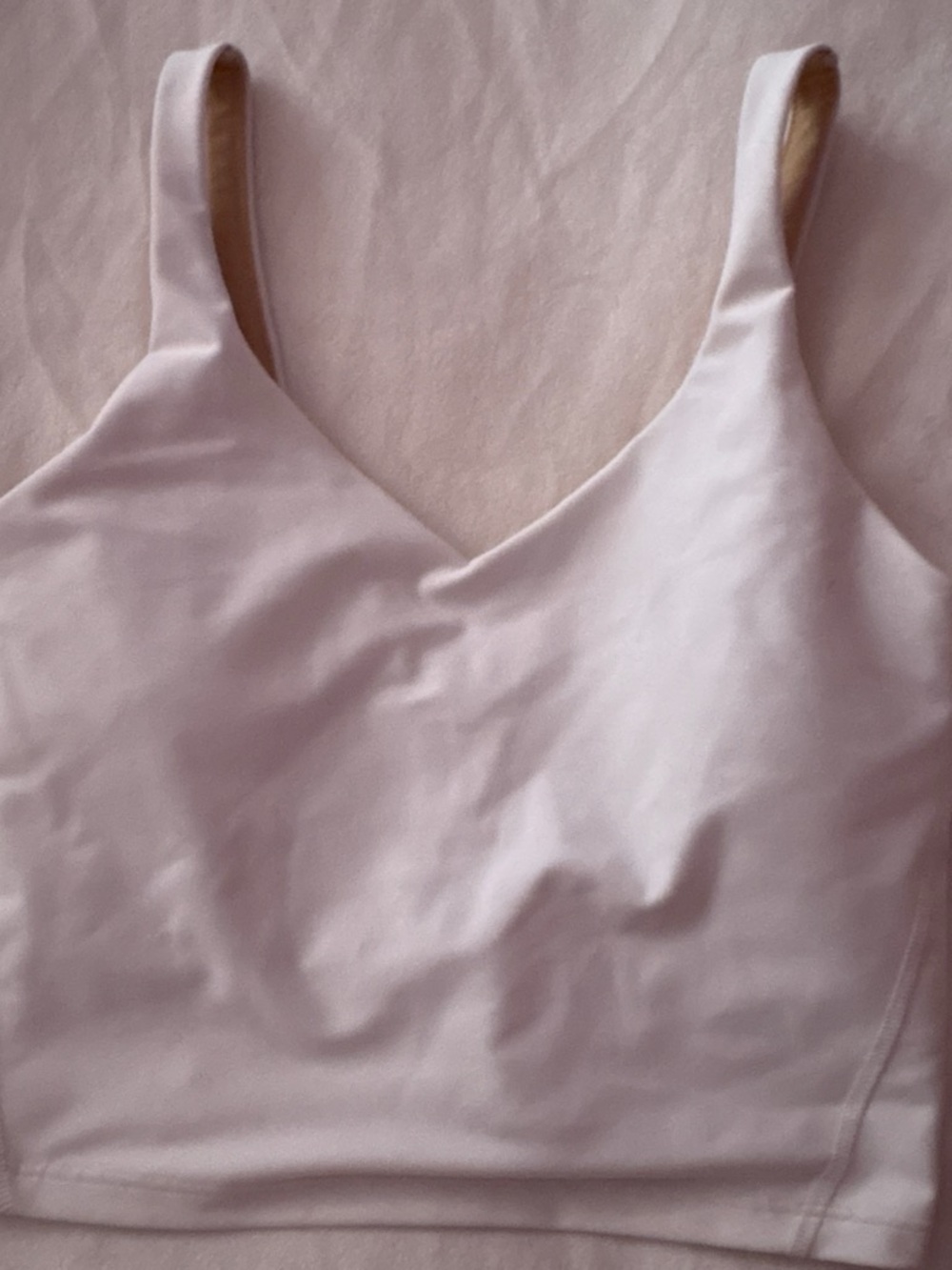 Old Navy Lavender V‑Neck Cropped Tank Top